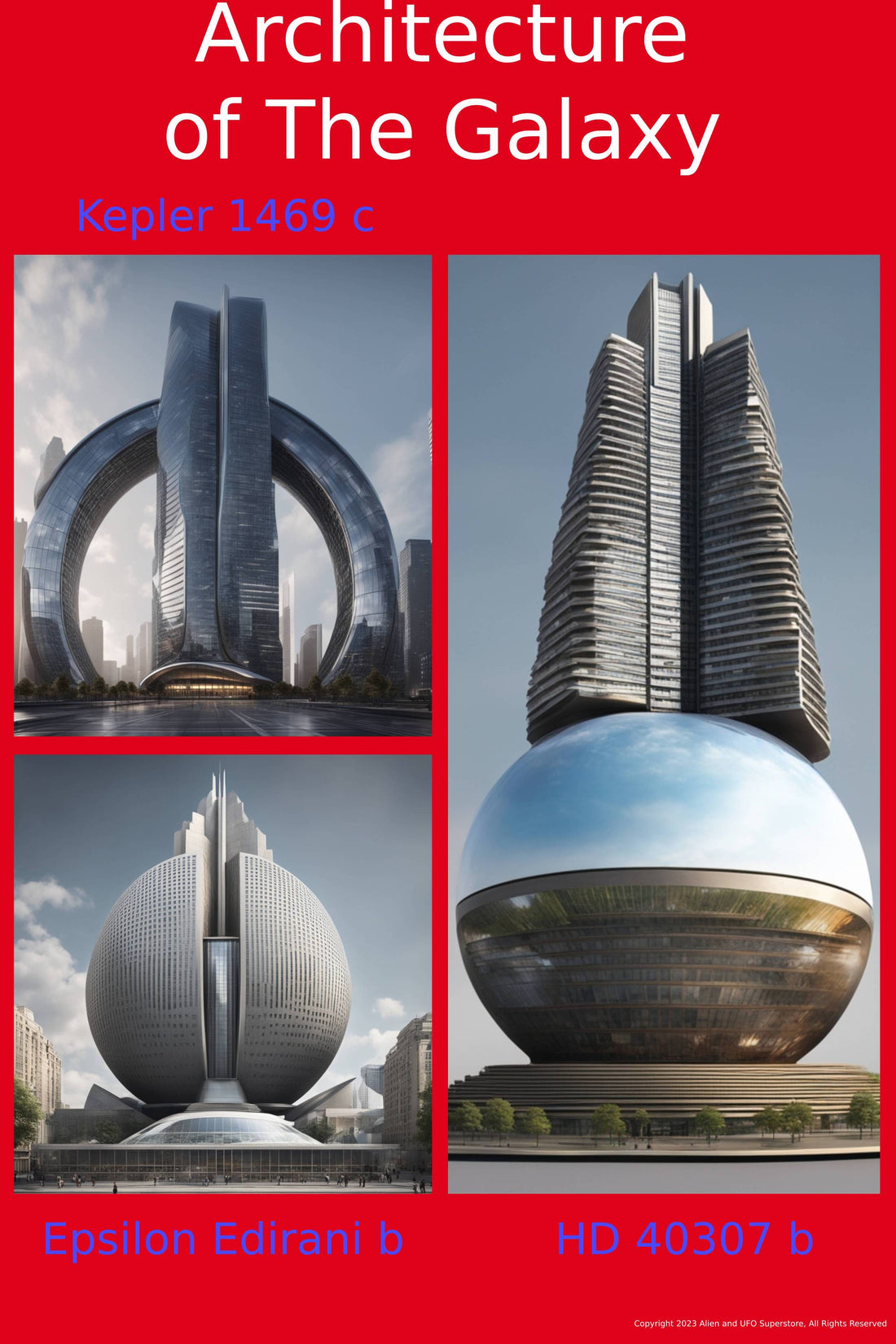 Announcing Six Stunning Posters Showcasing Alien Architecture