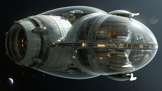 The Daily Spaceship - Planetary Pary Yacht Alien Spaceship