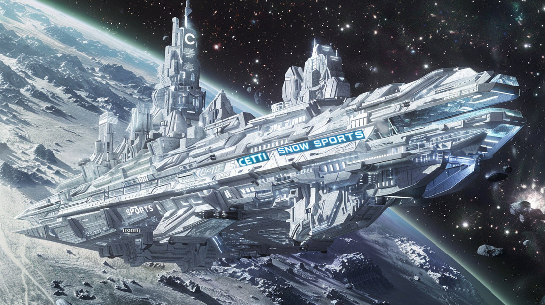 The Daily Spaceship - Ice Summit One, Alien Corporate Headquarters Spaceship