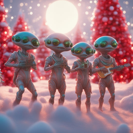 Alien carolers