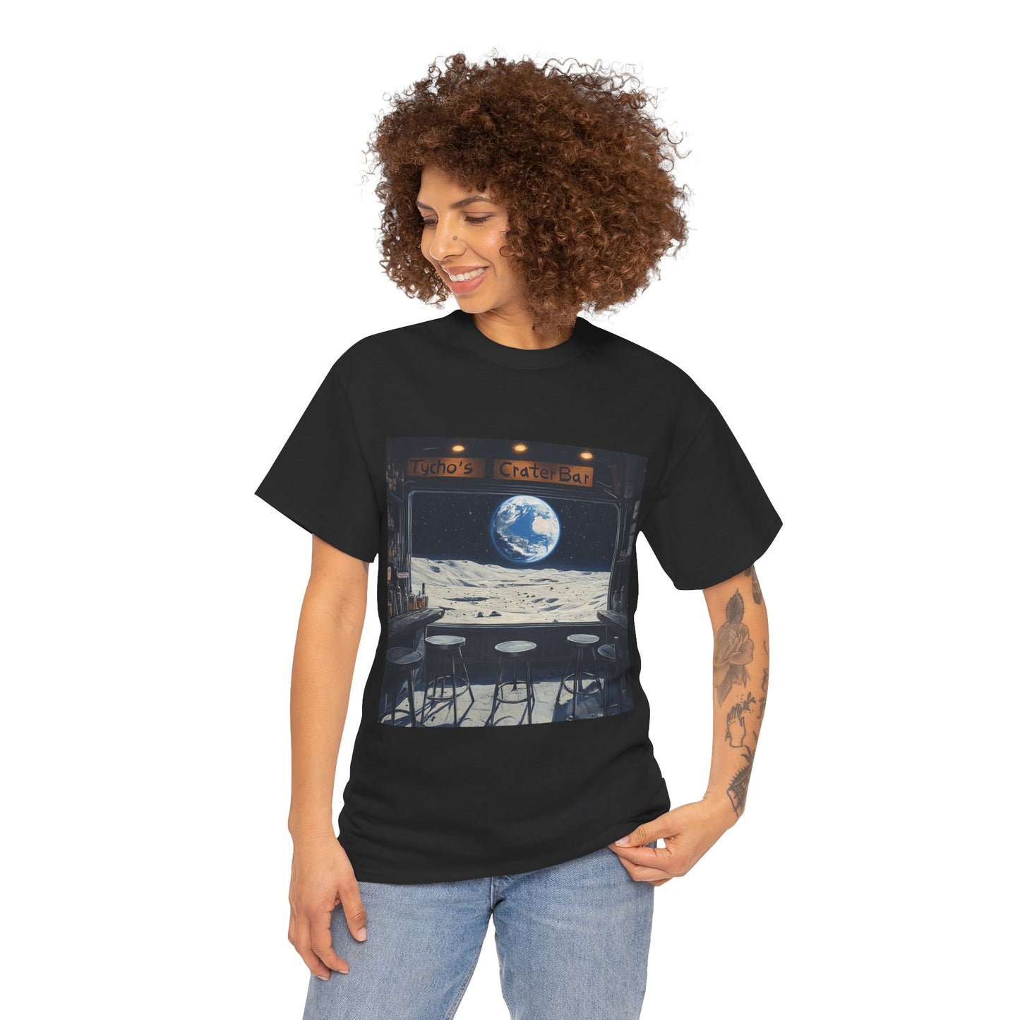 Moon Bar Tee - Tyco's Crate Bar - Fun Moon T-shirt