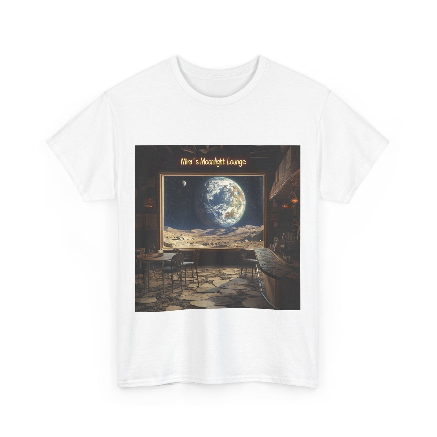 Mira's Moonlight Lounge Tee - Fun Moon T-shirt