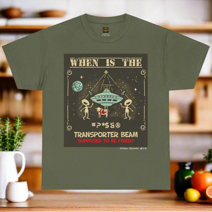 Alien Broken Transporter Beam T-Shirt, Alien Quote #14, Alien Tee