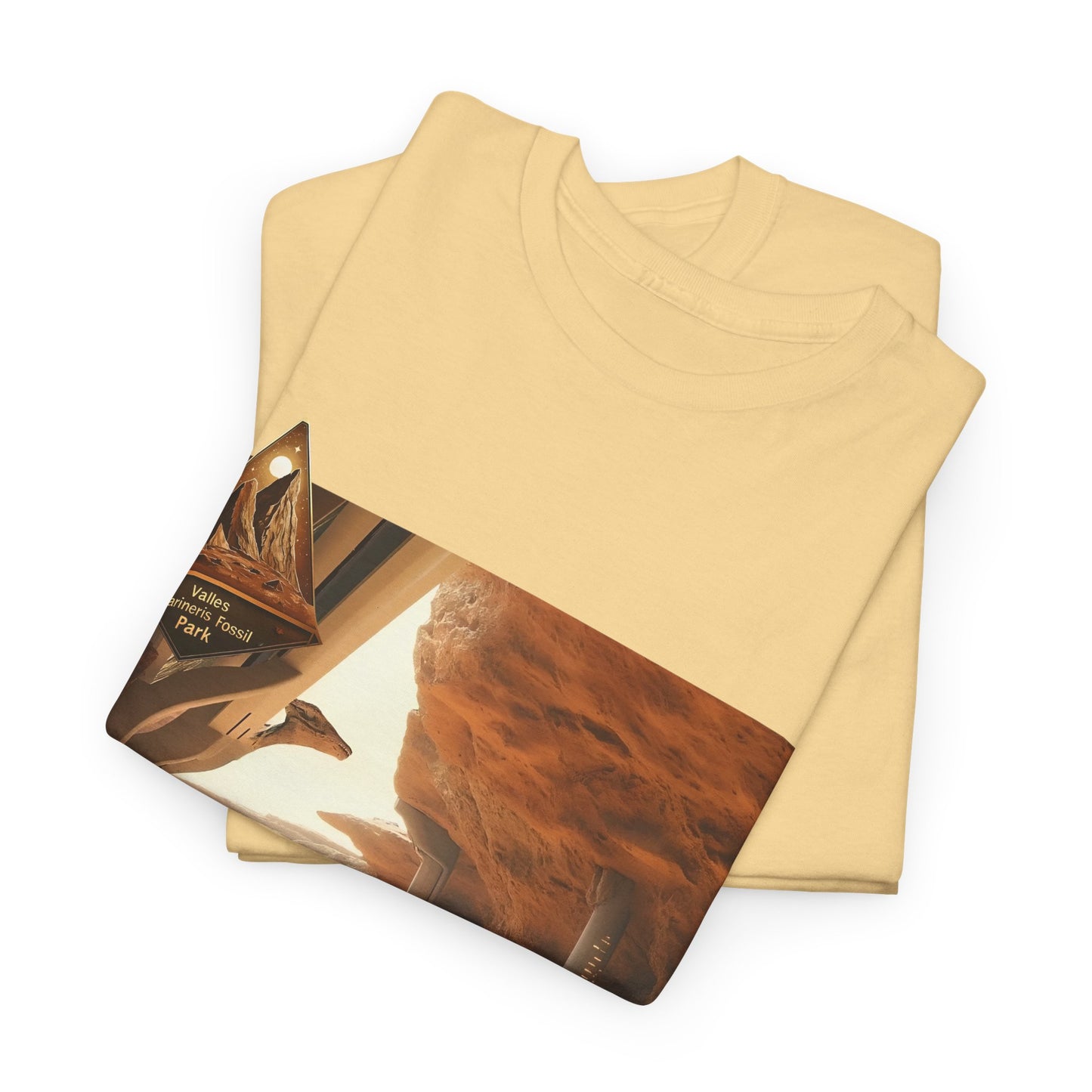 Valles Marineria Fossil Park Tee - Mars T-shirt