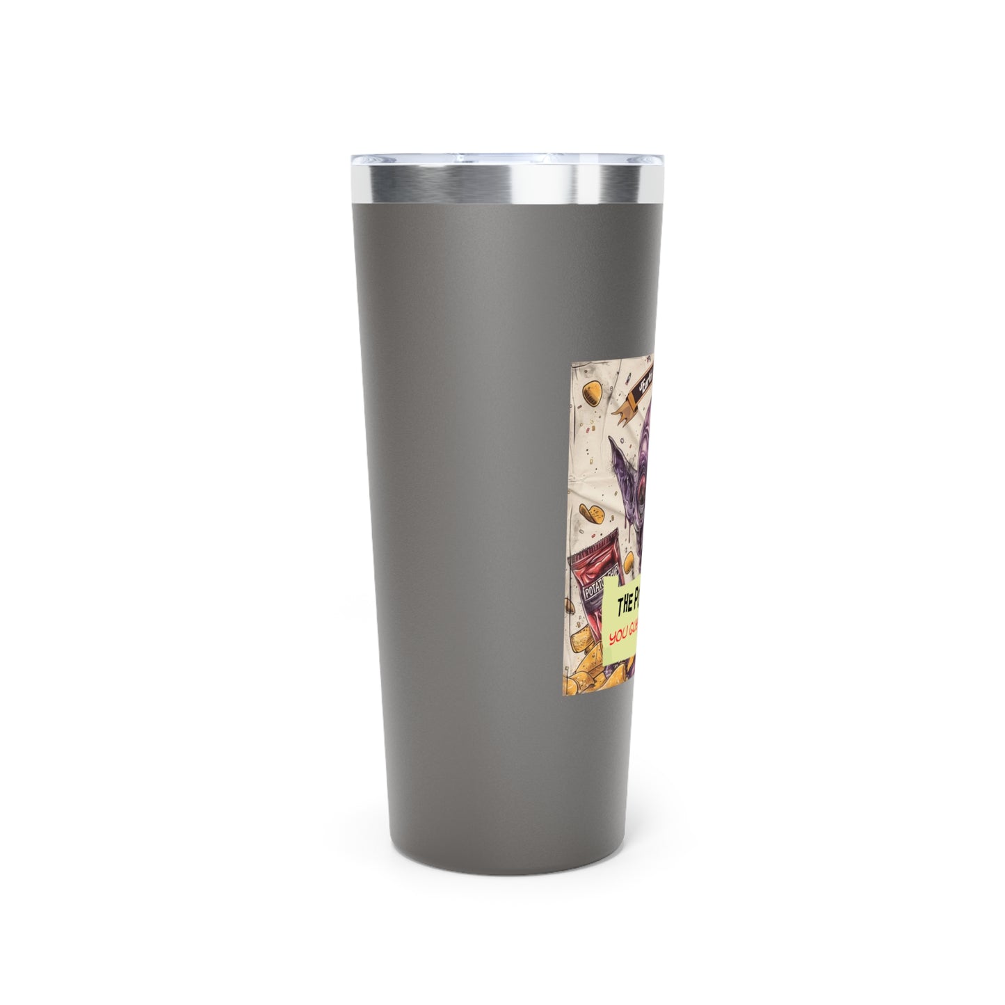 Tumbler - "Earth's Greatest Invention The Potato Chip" Alien Fun 22oz