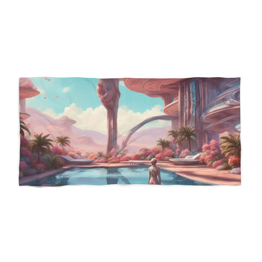 Alien Resort Beach Towel