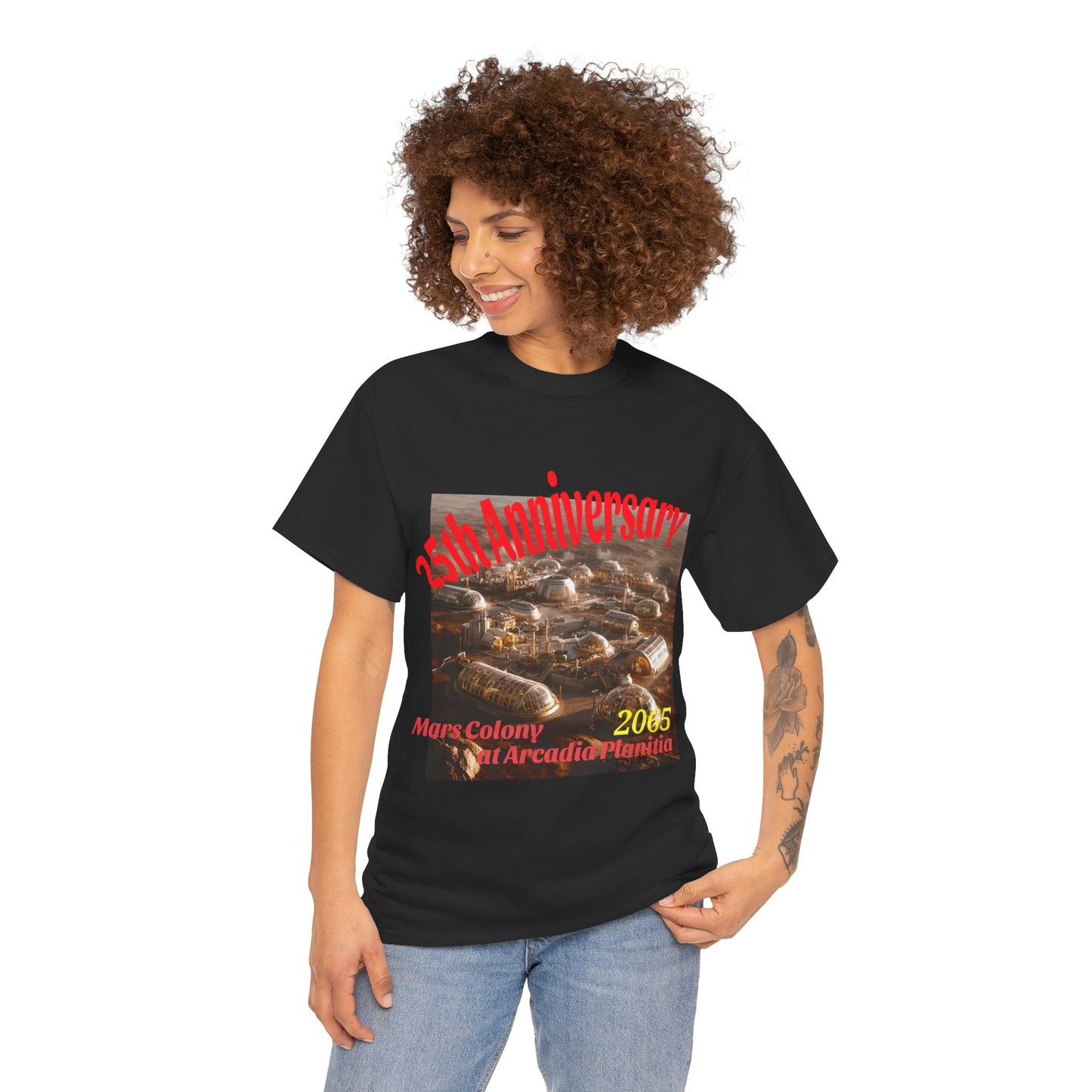 Mars Colony - 25th Anniversary Tee - Arcadia Planitia -2065 Mars T-Shirt