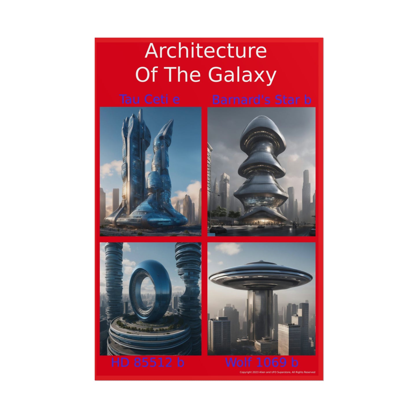 Architecture Of The Galaxy 1 - Alien Buildings