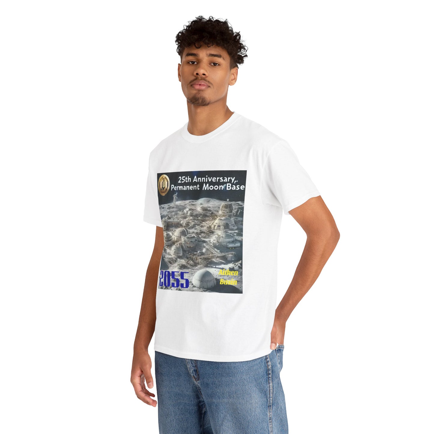 Moon Base 25th Anniversary Tee - 2065, Moon T-Shirt