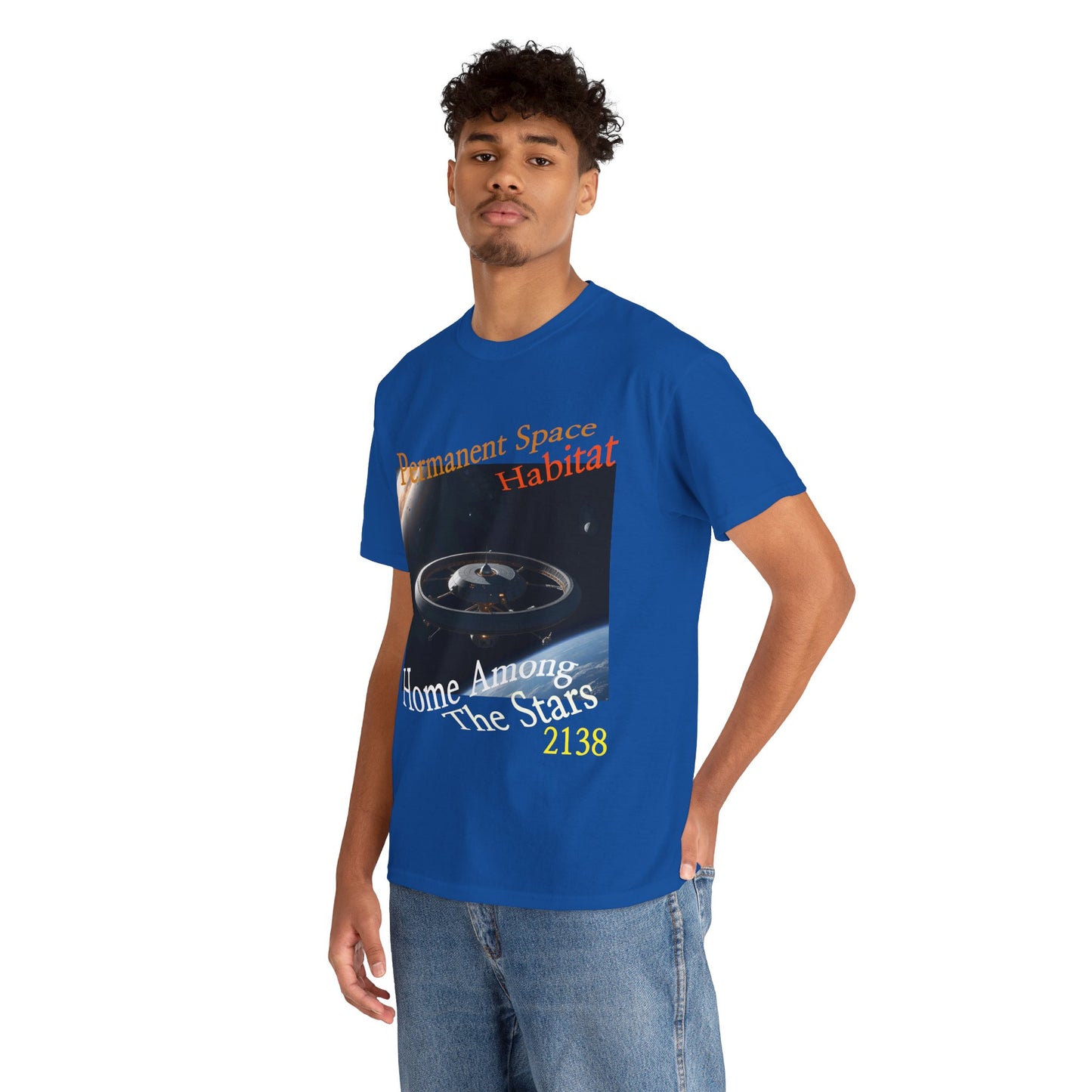 Space Habitat Tee - 'Home Among The Stars' T-shirt, Space T-shirt