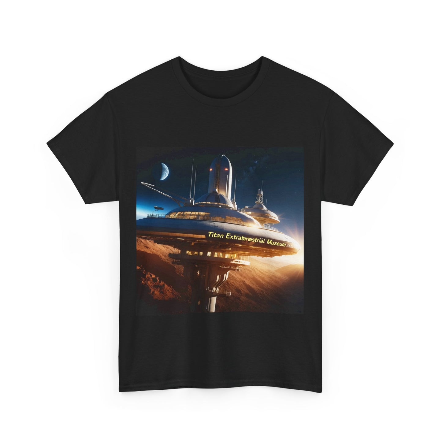 Titan Extraterrestrial Museum Tee - Titan Alien Space Shirt