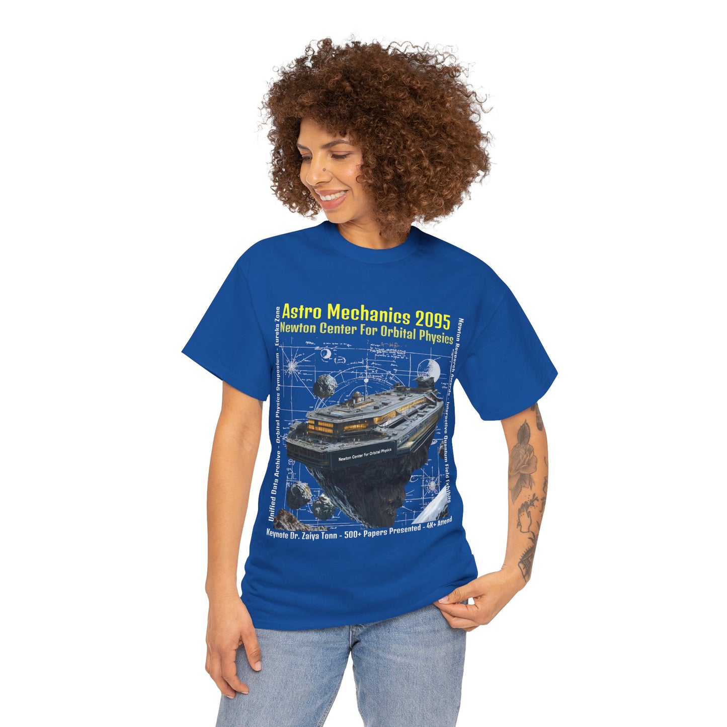 AstroMechanice 2095 Conference Unisex Tee - Newton Center For Orbital Physics, Conference T-Shirt