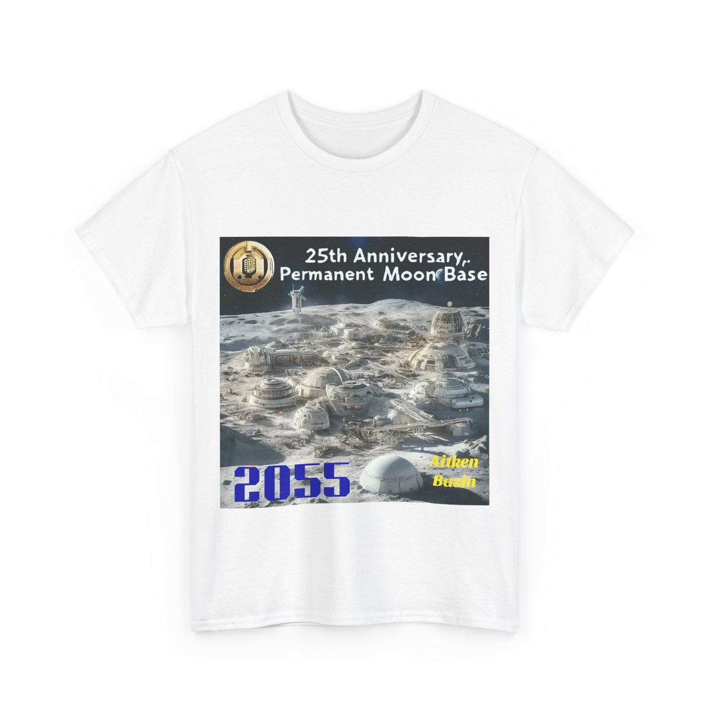 Moon Base 25th Anniversary Tee - 2065, Moon T-Shirt