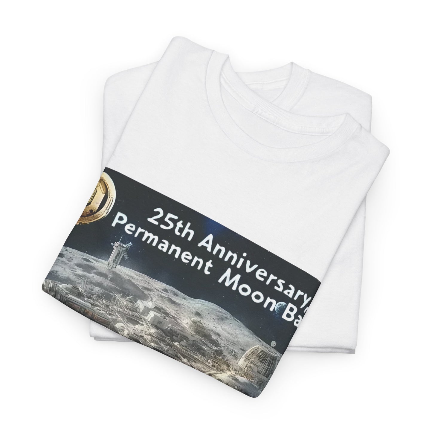 Moon Base 25th Anniversary Tee - 2065, Moon T-Shirt