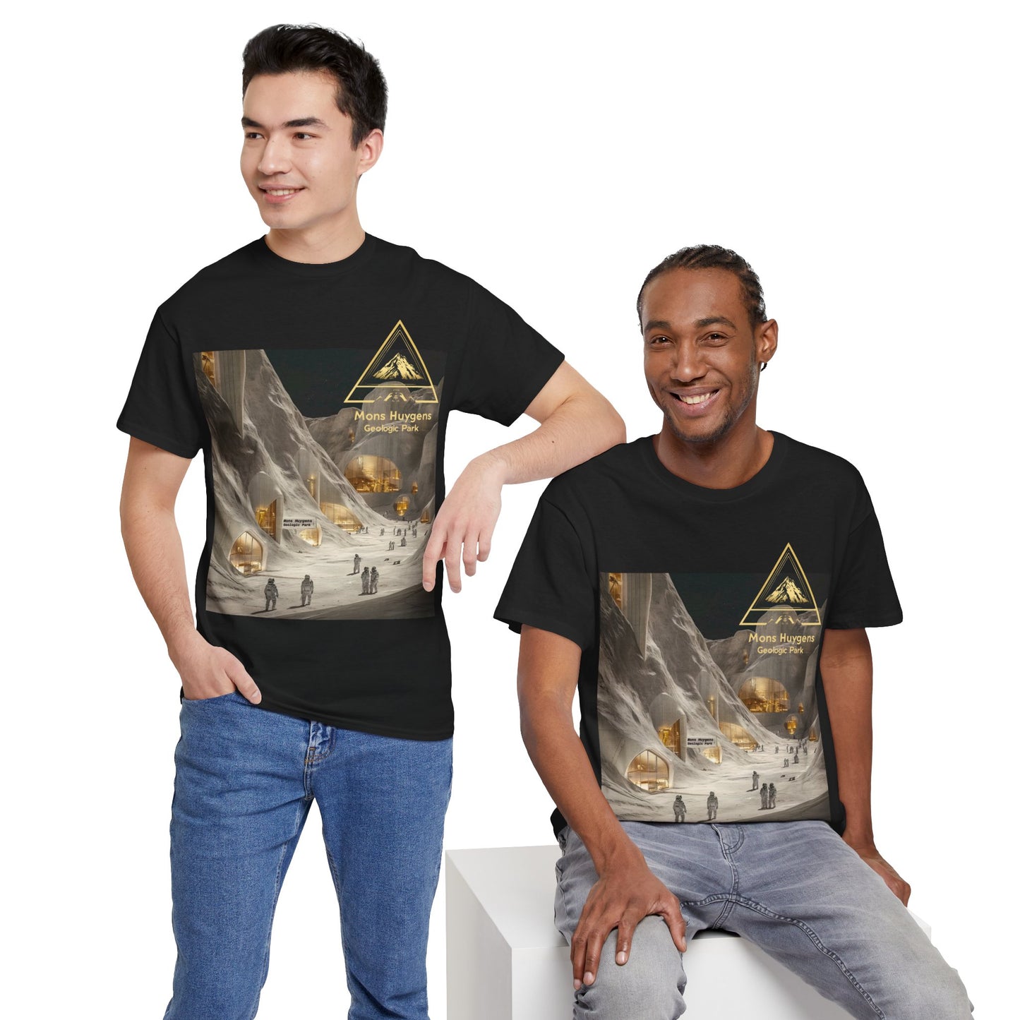 Mons Huygens Geologic Park Tee  -Fun Moon Tee