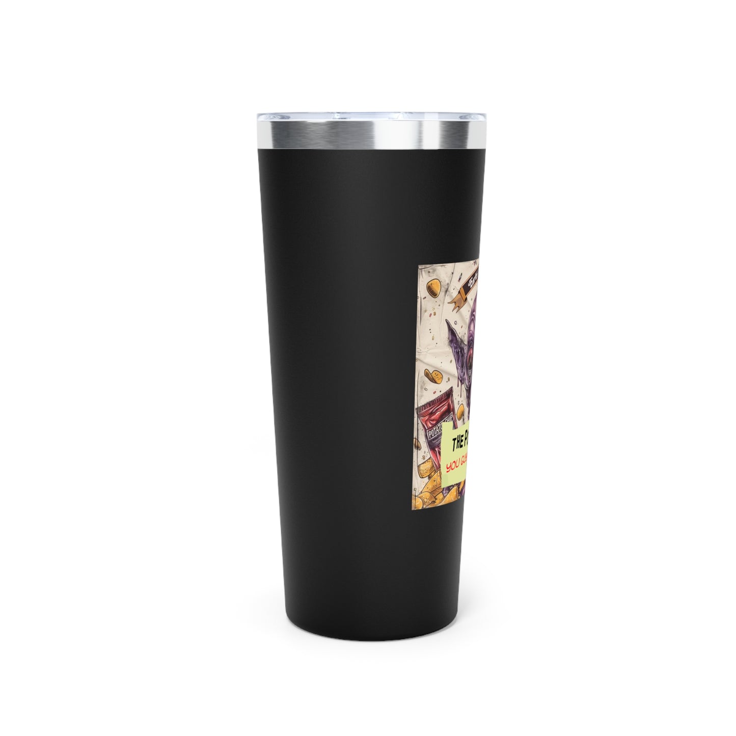 Tumbler - "Earth's Greatest Invention The Potato Chip" Alien Fun 22oz