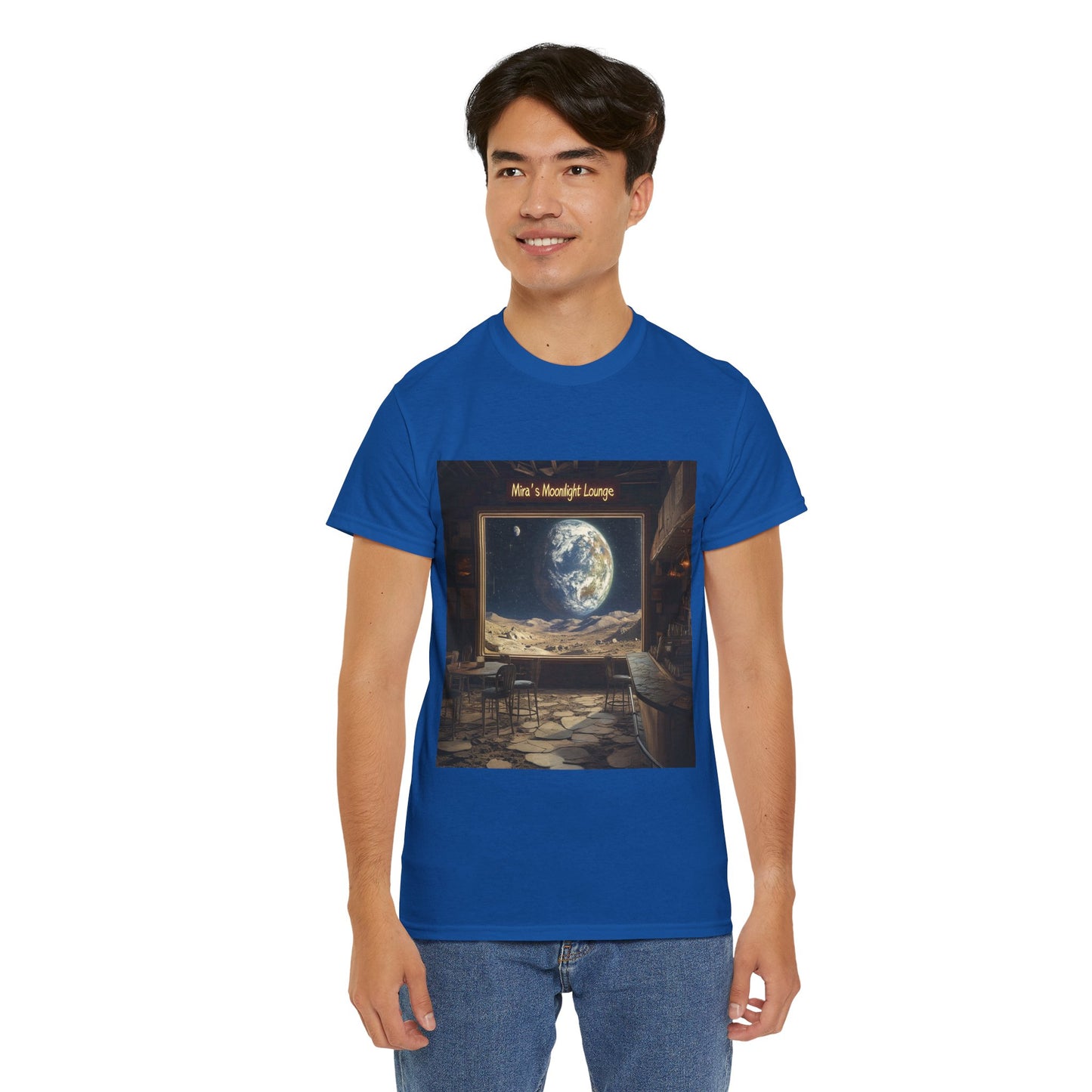 Mira's Moonlight Lounge Tee - Fun Moon T-shirt