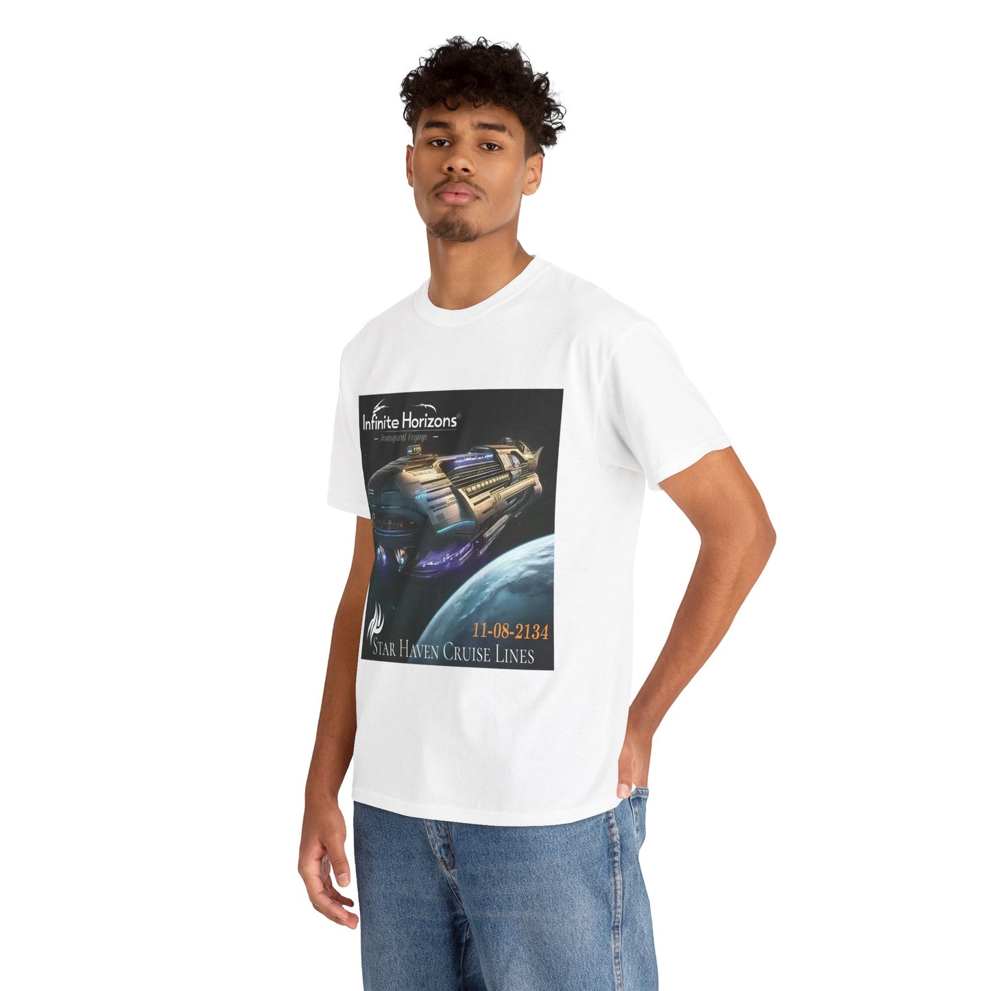 Space Cruise Tee - 'Infinite Horizons - Inaugural Voyage' Shirt