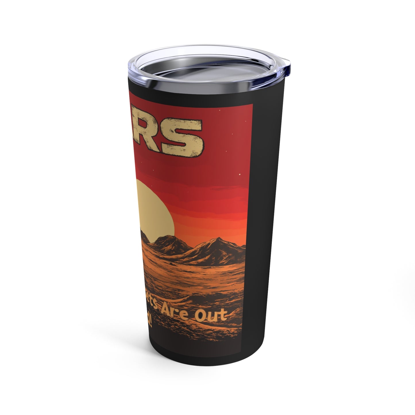 20oz Insulated Tumbler - MARS Alien Sunset Landscape