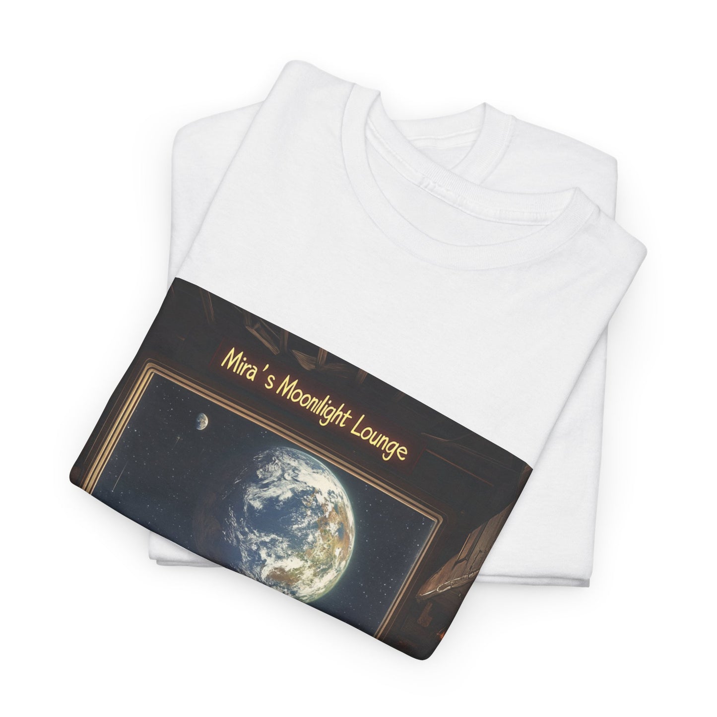 Mira's Moonlight Lounge Tee - Fun Moon T-shirt