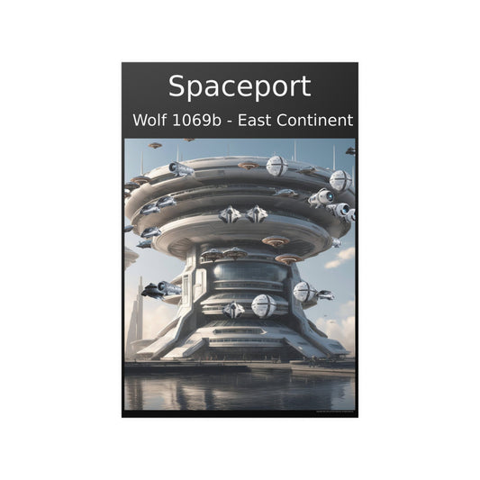 Spaceport Poster Planet Wolf 1069b