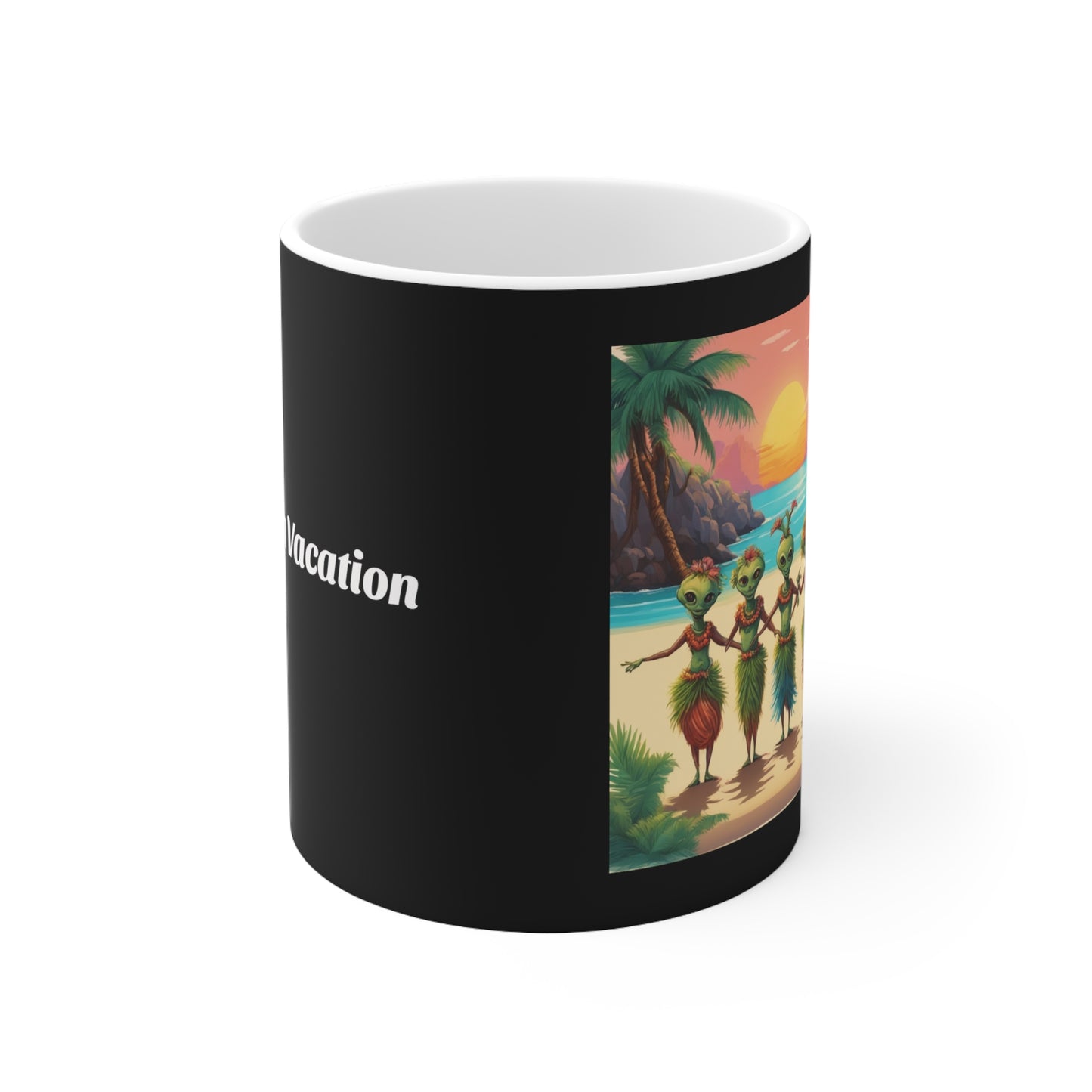 Ceramic Mug 11oz Alien Vacation