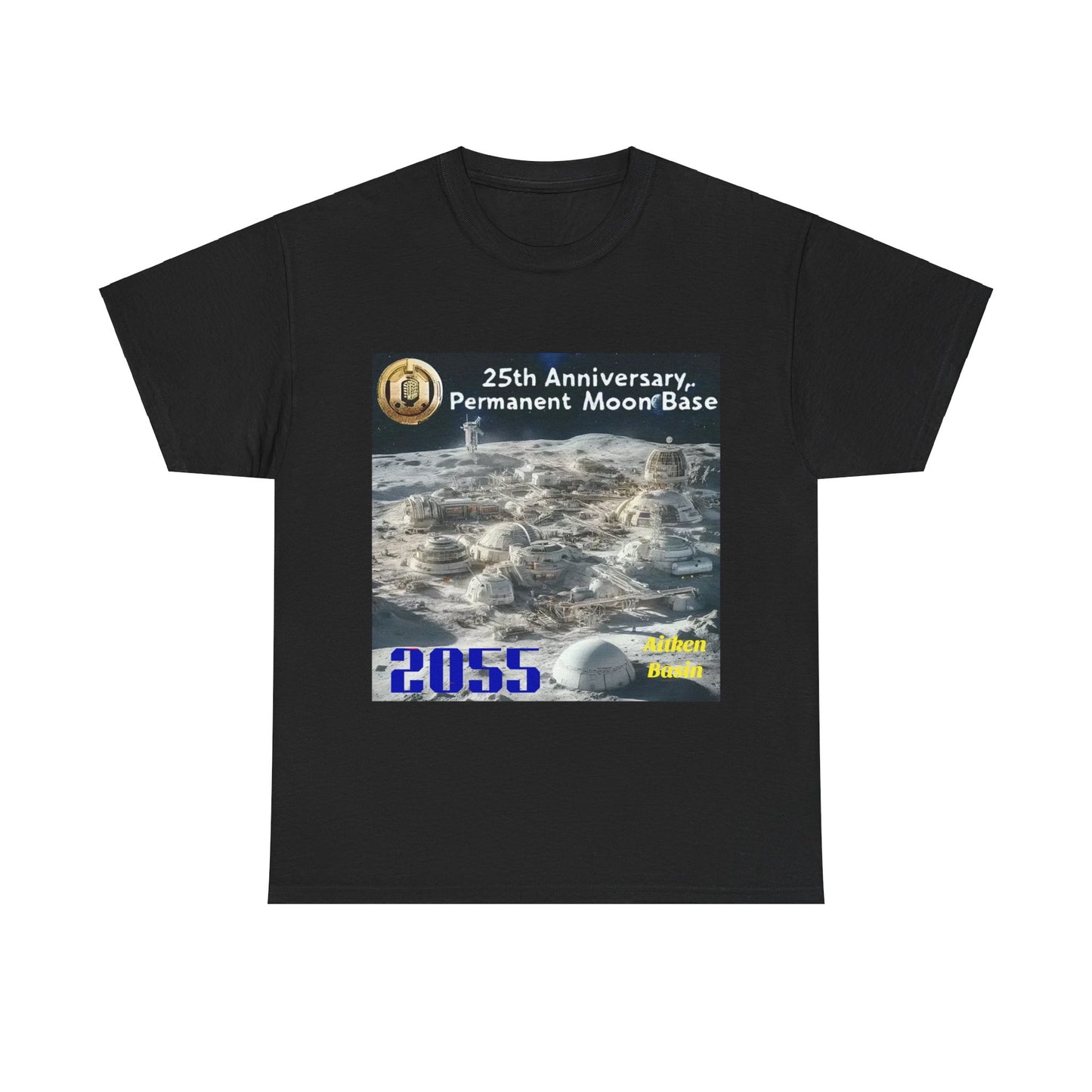 Moon Base 25th Anniversary Tee - 2065, Moon T-Shirt