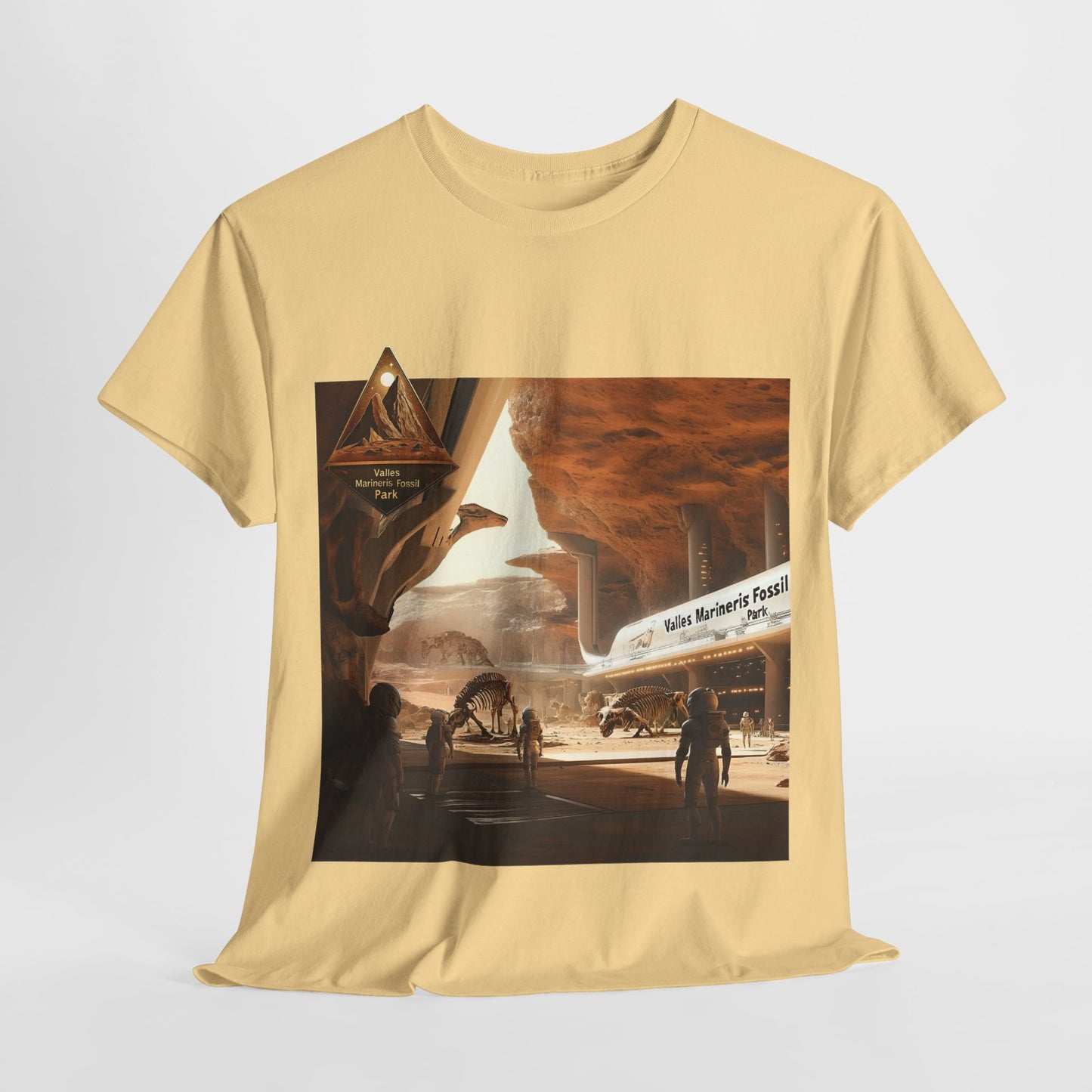 Valles Marineria Fossil Park Tee - Mars T-shirt