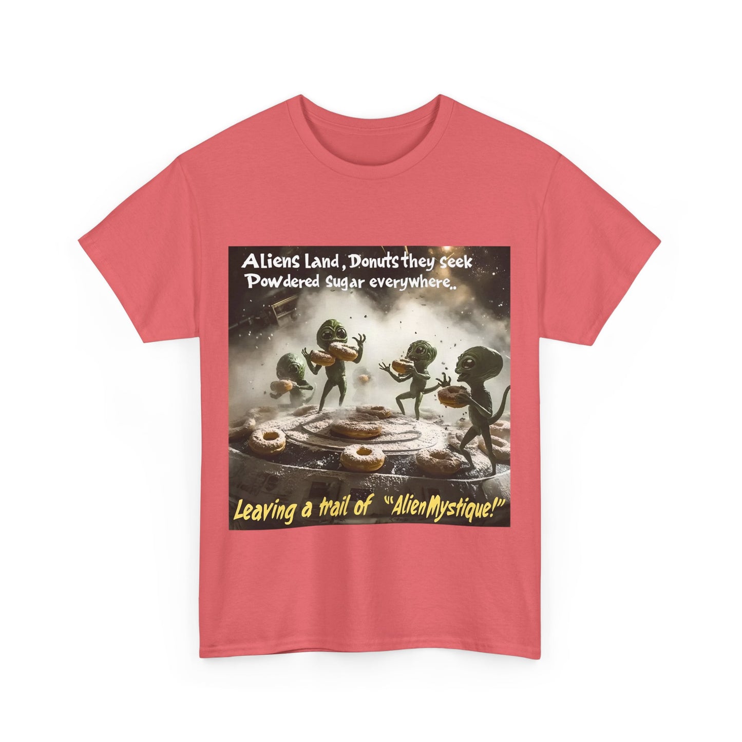 Alien Donut Poem Tee - Fun Alien and Donut T-Shirt