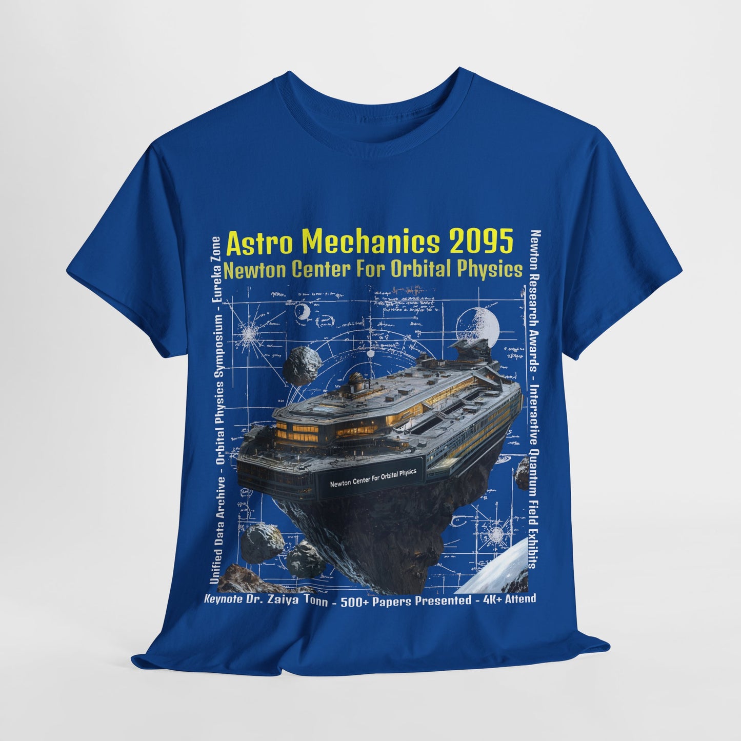 AstroMechanice 2095 Conference Unisex Tee - Newton Center For Orbital Physics, Conference T-Shirt