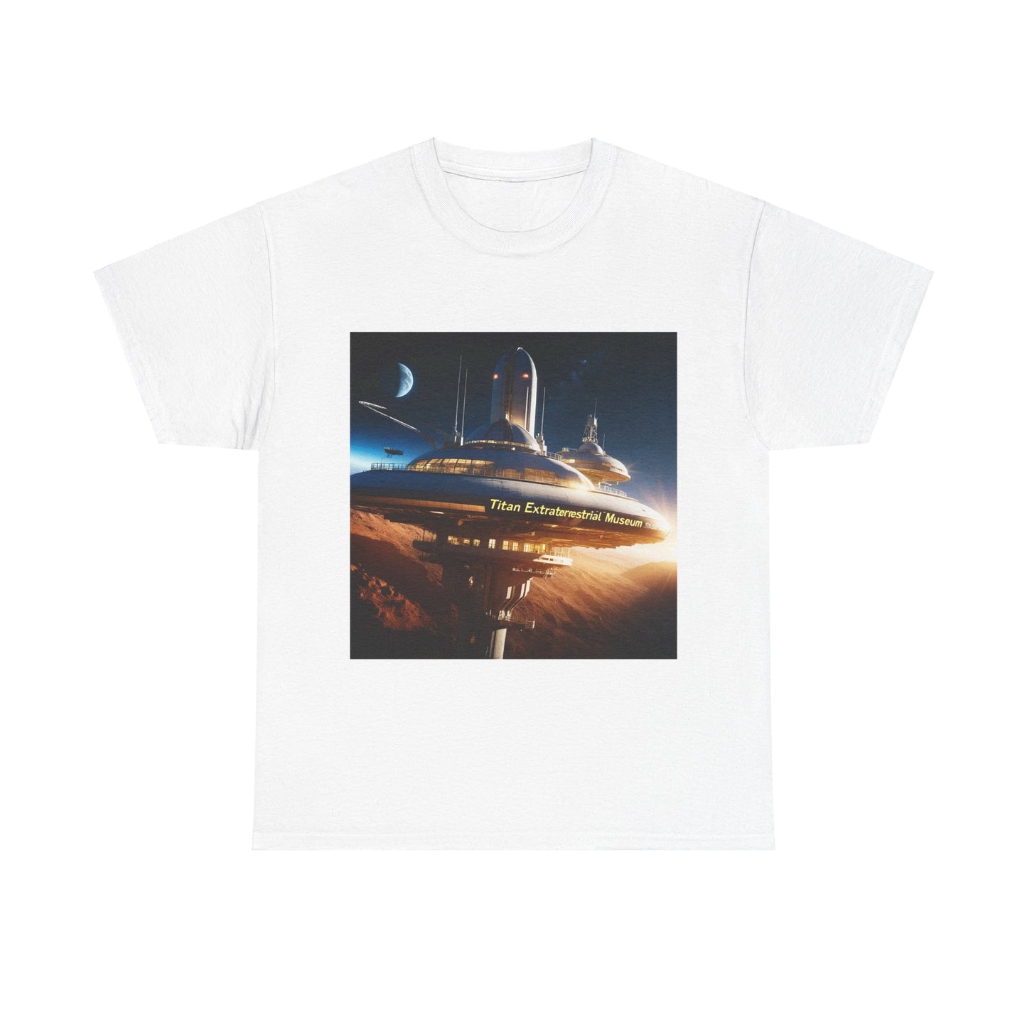 Titan Extraterrestrial Museum Tee - Titan Alien Space Shirt