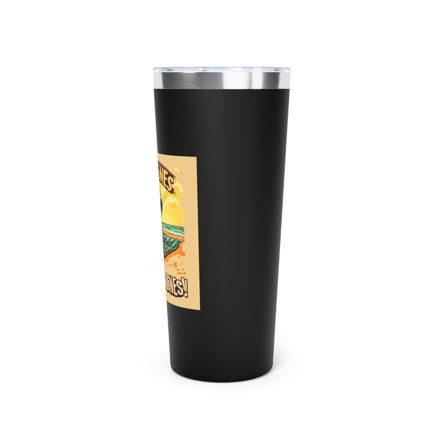 Tumbler - Alien Sun Bathing Funny Beach Tan Lines 22oz Copper Vacuum Insulated