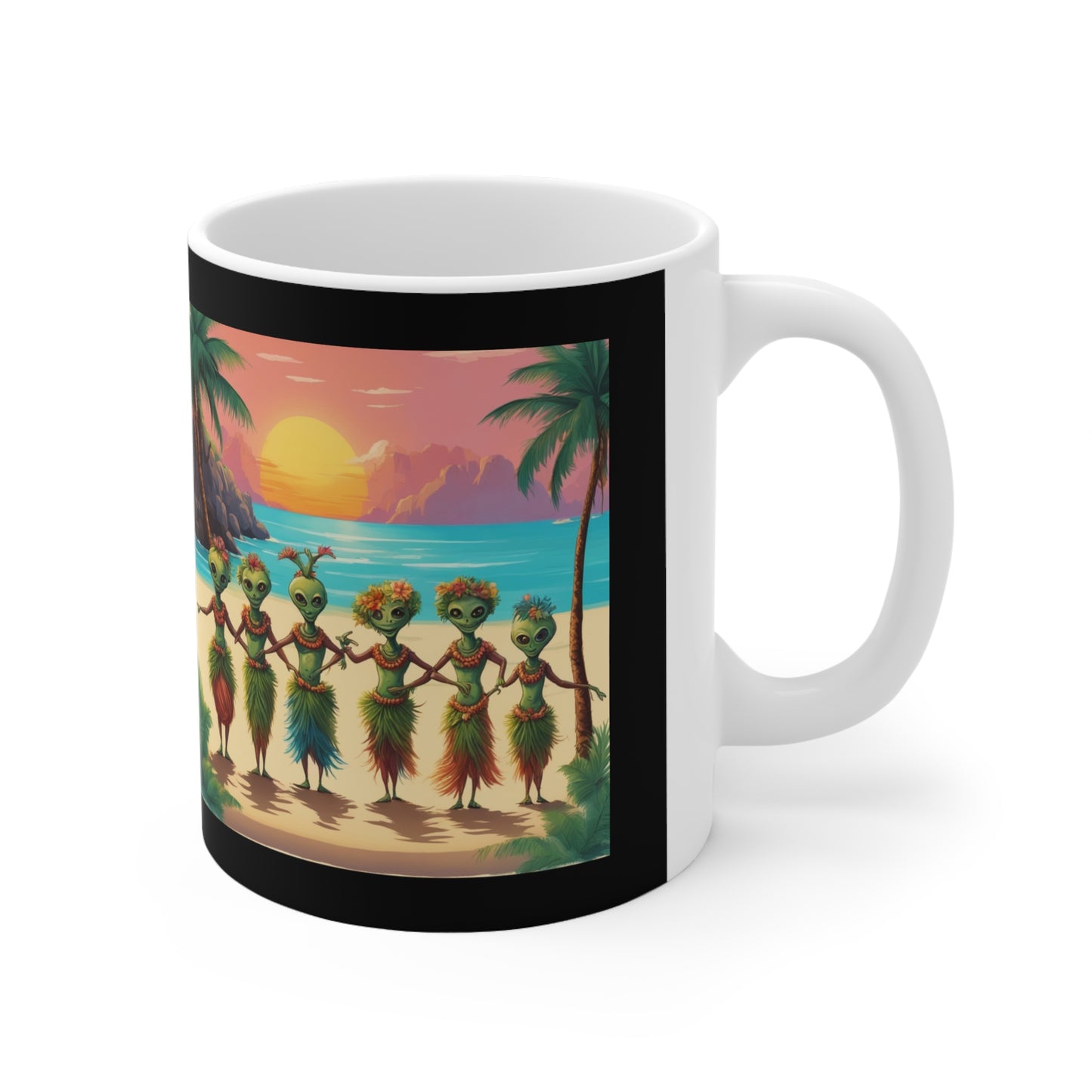 Ceramic Mug 11oz Alien Vacation