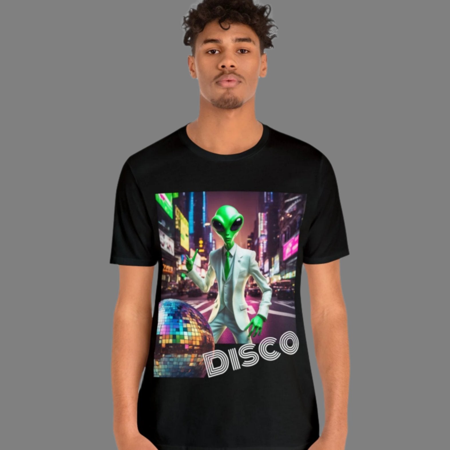 Disco Alien T-Shirt Alien Tee