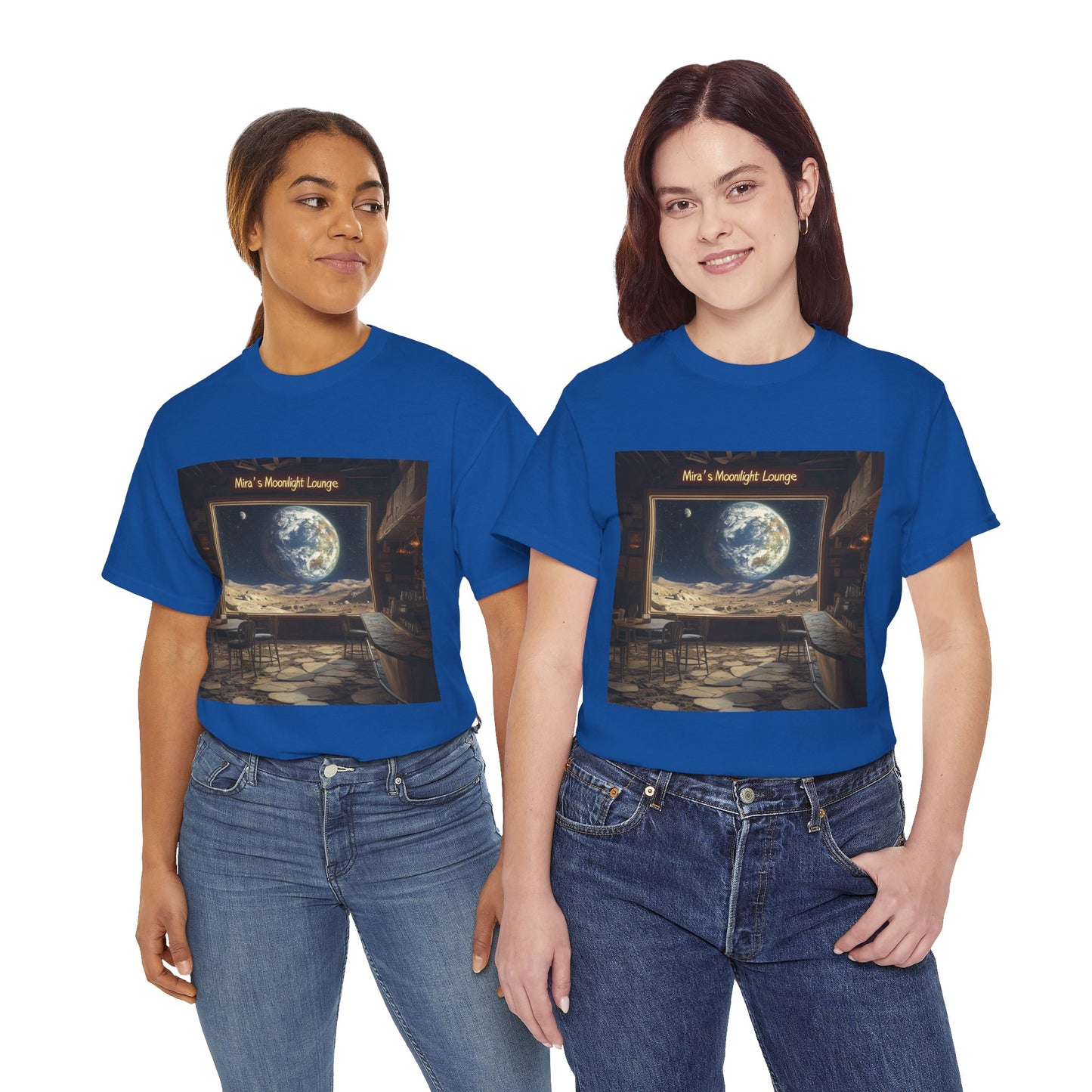 Mira's Moonlight Lounge Tee - Fun Moon T-shirt