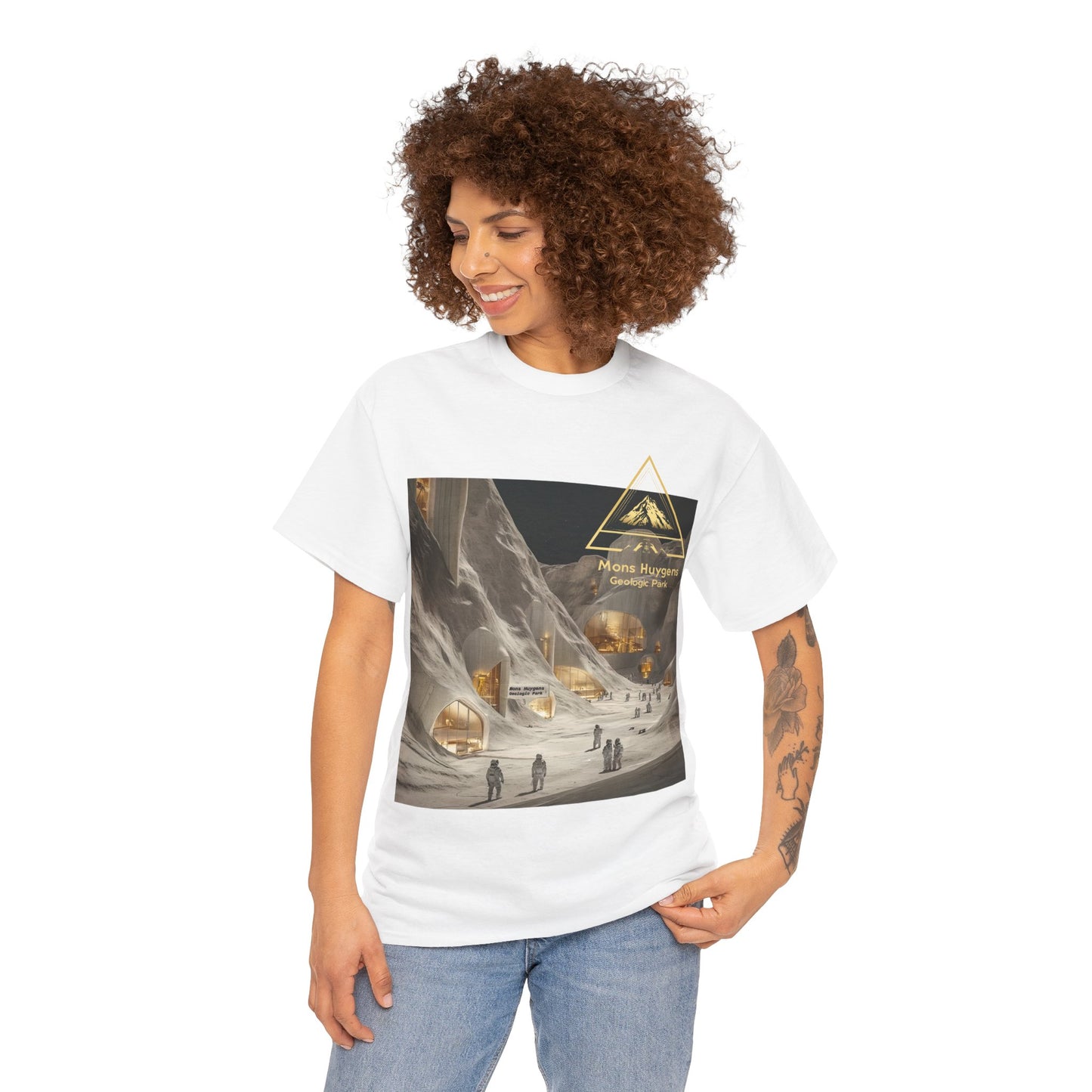 Mons Huygens Geologic Park Tee  -Fun Moon Tee