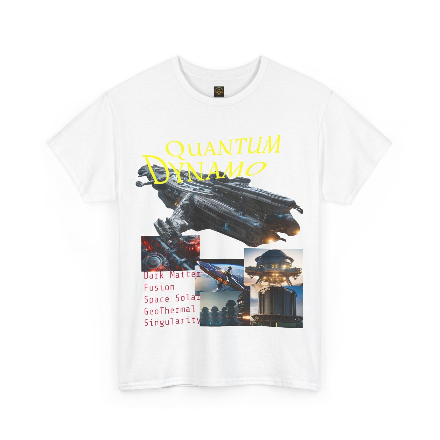 Quantum Dynamo, Alien Spaceship Tee, Daily Spaceship T-shirt