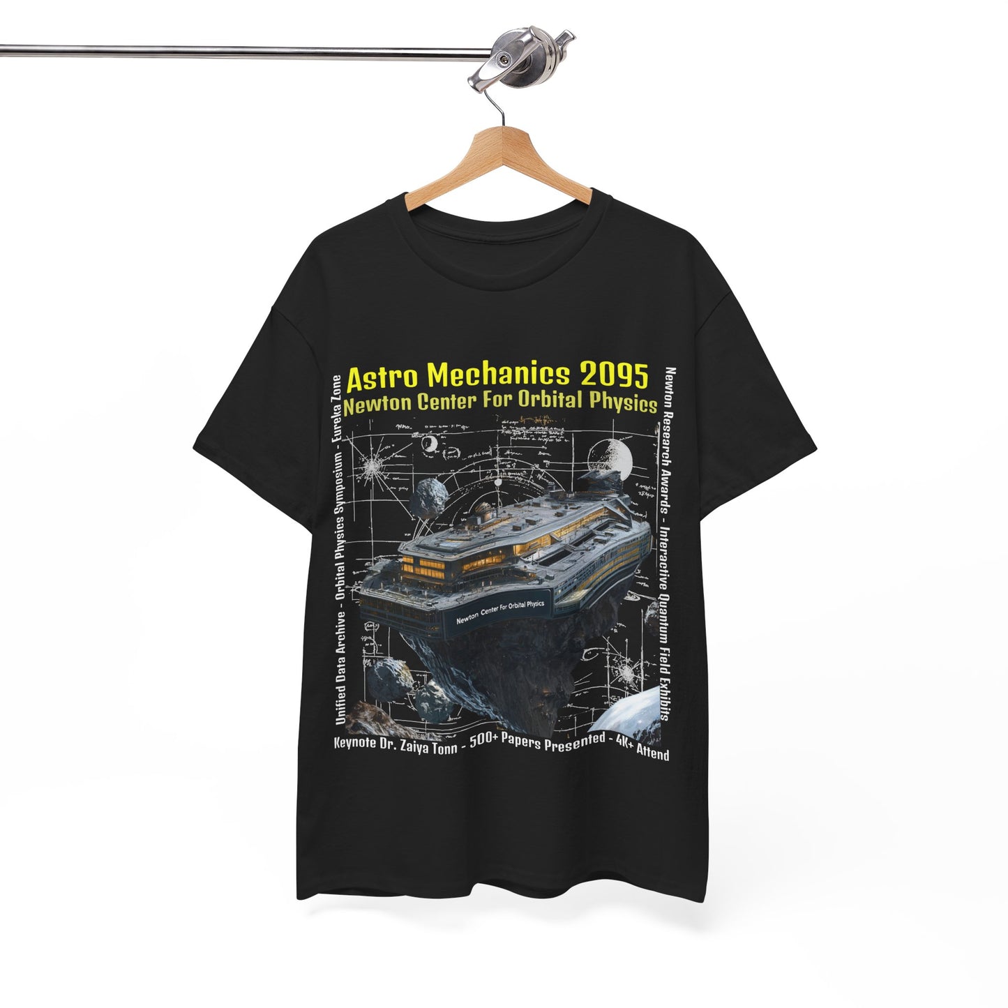 AstroMechanice 2095 Conference Unisex Tee - Newton Center For Orbital Physics, Conference T-Shirt