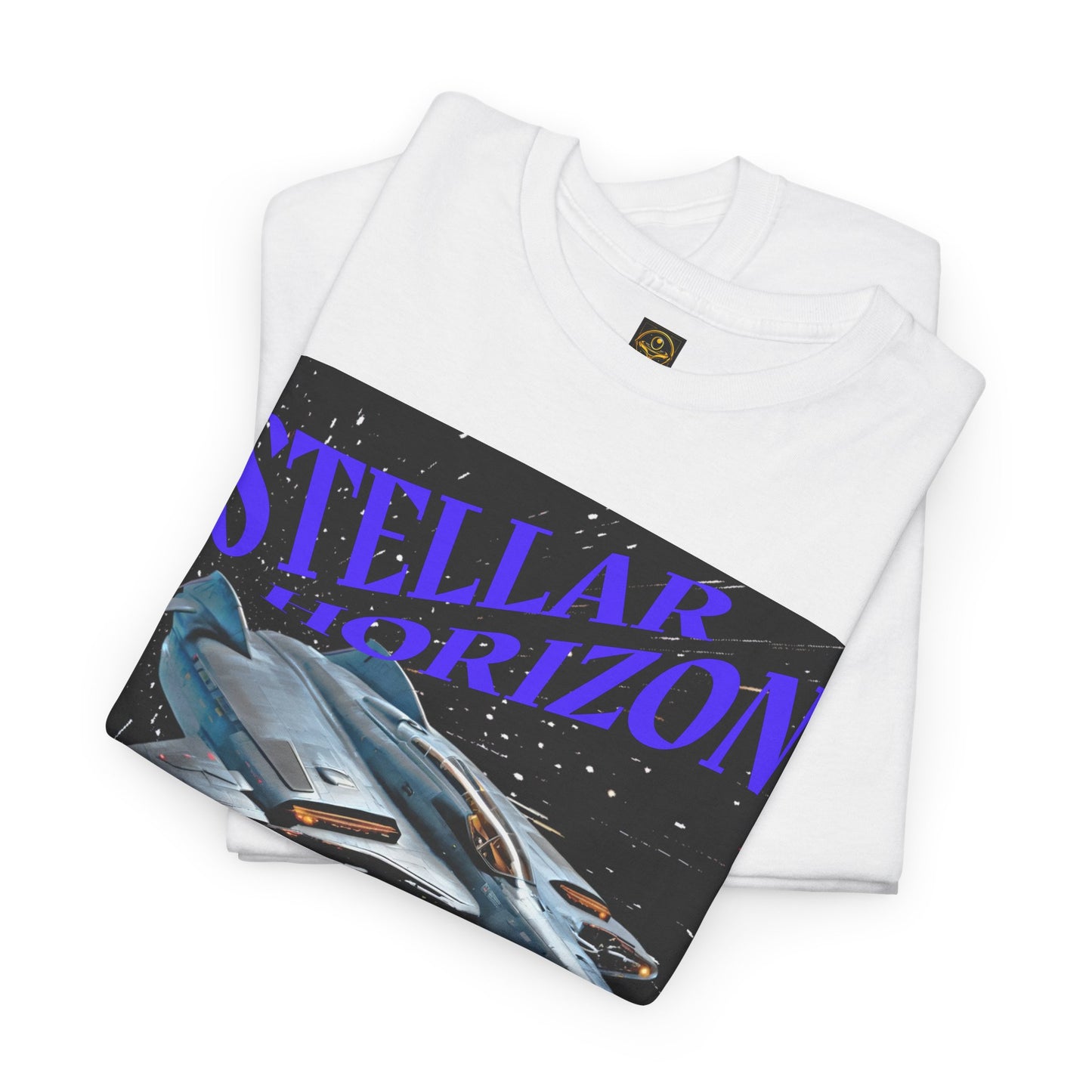 Stellar Horizon Alien T-Shirt, Fun Spaceship T-shirt, The Daily Spaceship Tee