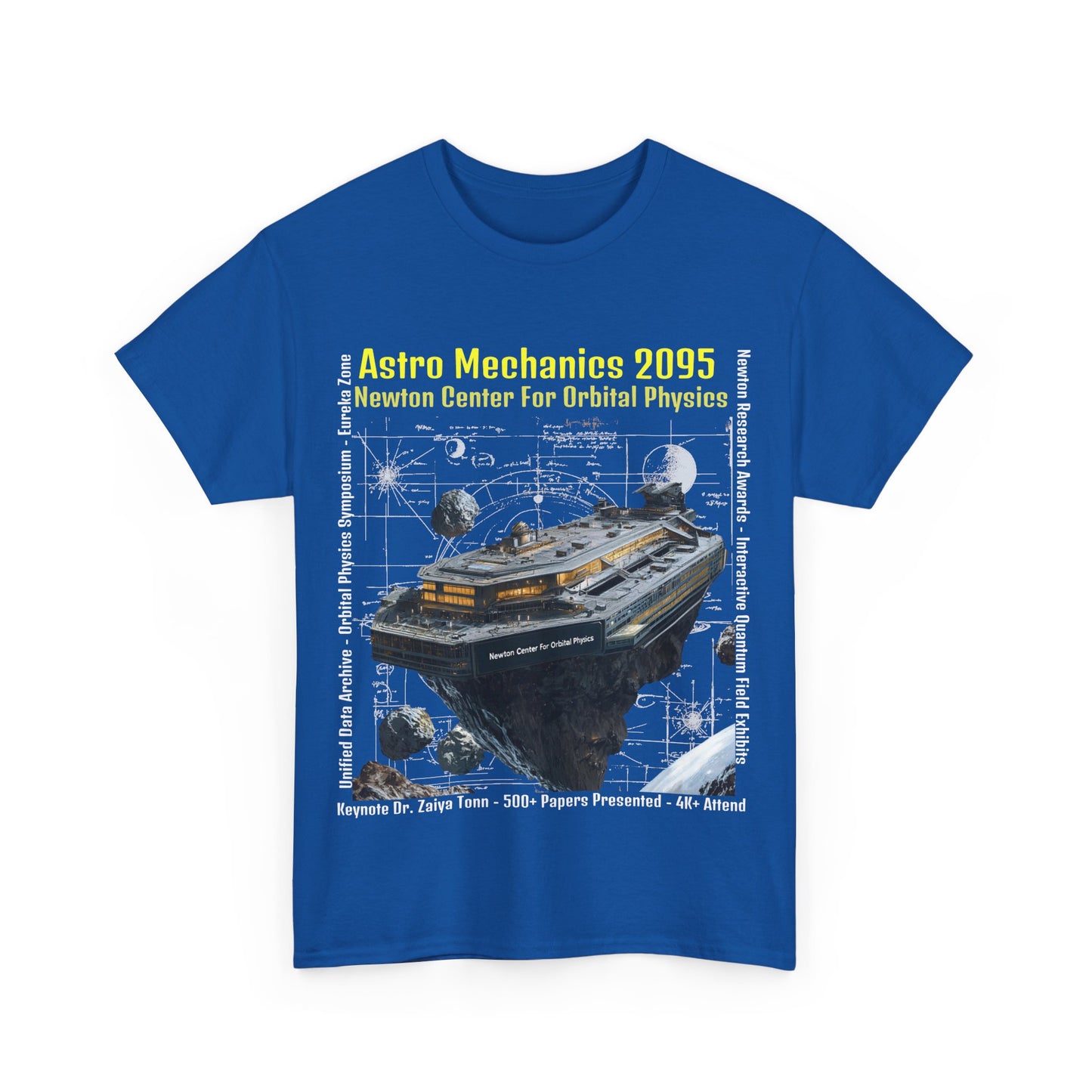 AstroMechanice 2095 Conference Unisex Tee - Newton Center For Orbital Physics, Conference T-Shirt