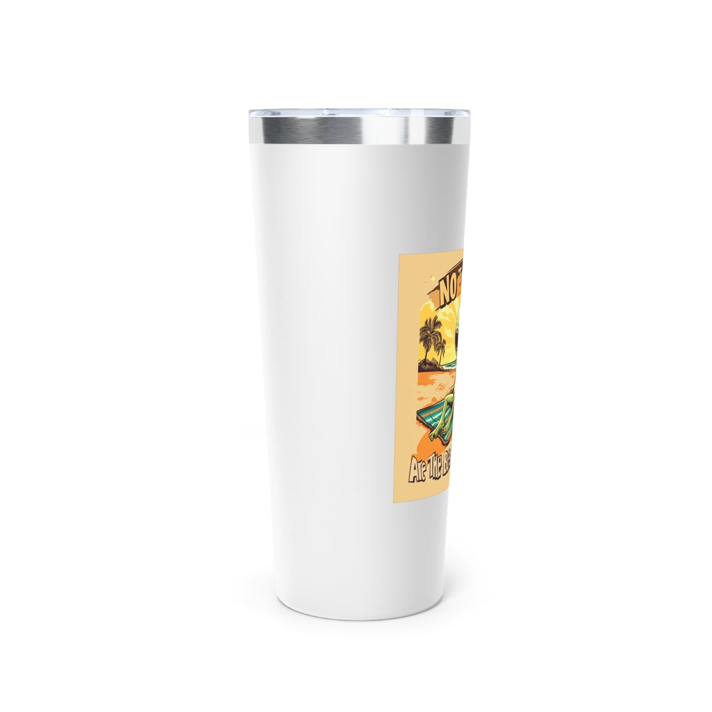 Tumbler - Alien Sun Bathing Funny Beach Tan Lines 22oz Copper Vacuum Insulated