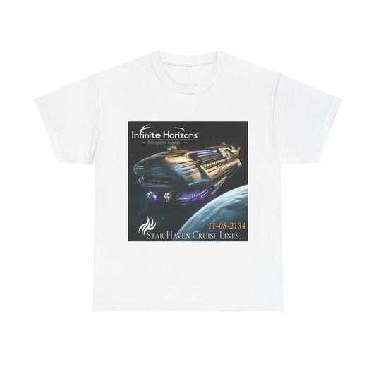 Space Cruise Tee - 'Infinite Horizons - Inaugural Voyage' Shirt