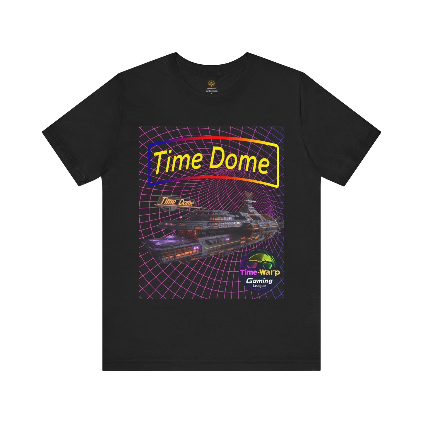 The Time Dome and Time Warp Gaming League T-shirt, The Daily Spaceship Tee.