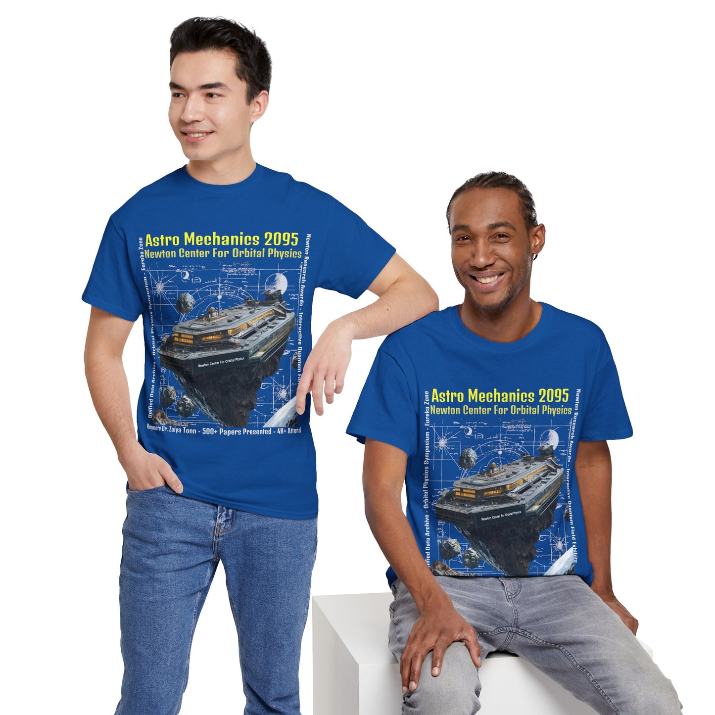 AstroMechanice 2095 Conference Unisex Tee - Newton Center For Orbital Physics, Conference T-Shirt