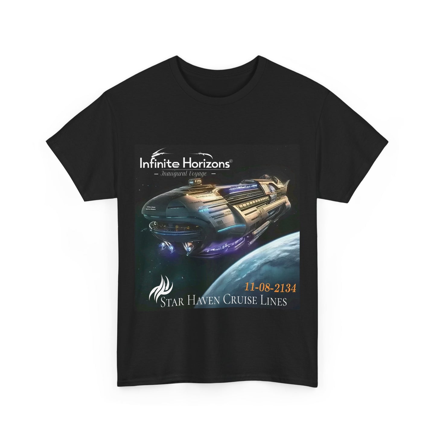 Space Cruise Tee - 'Infinite Horizons - Inaugural Voyage' Shirt