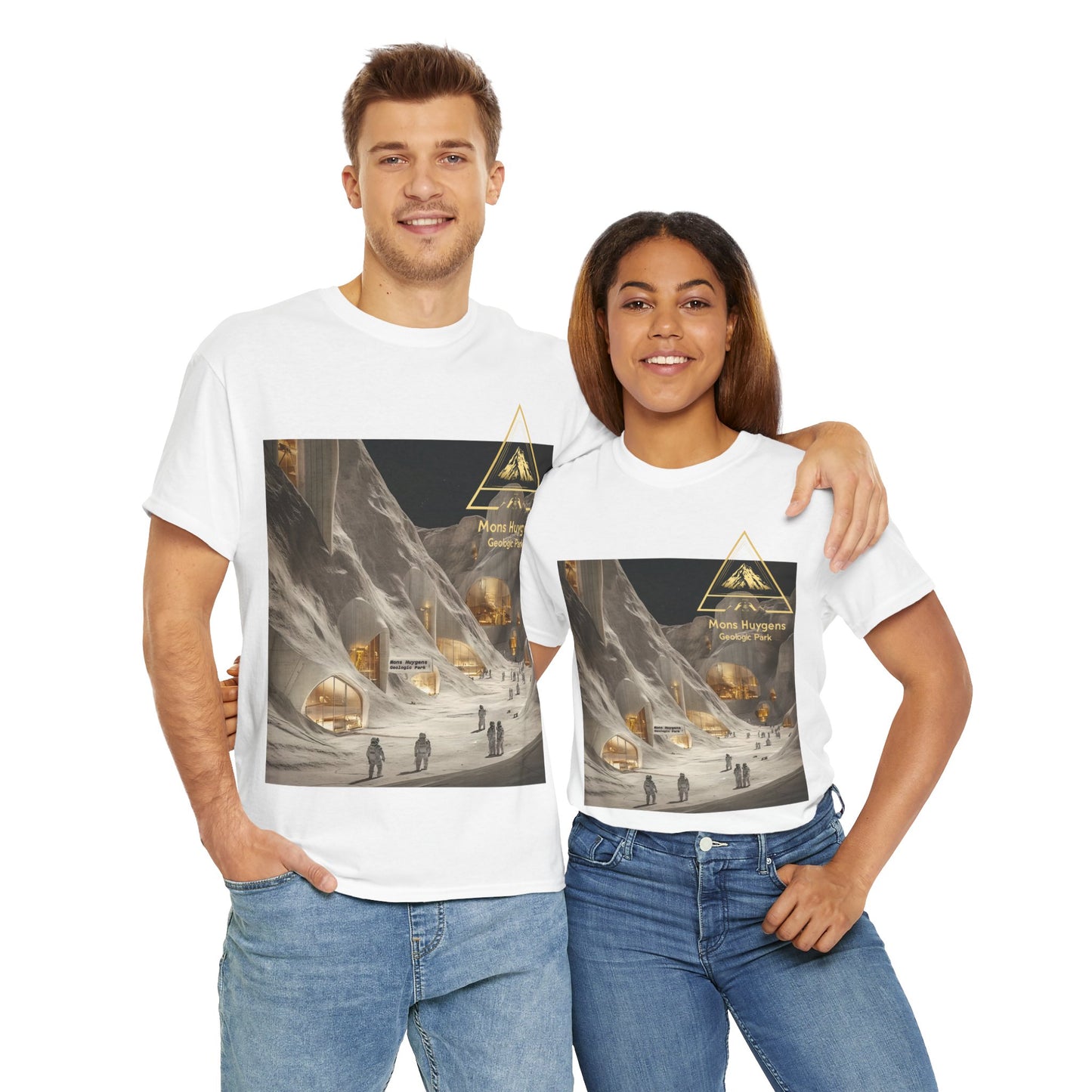 Mons Huygens Geologic Park Tee  -Fun Moon Tee