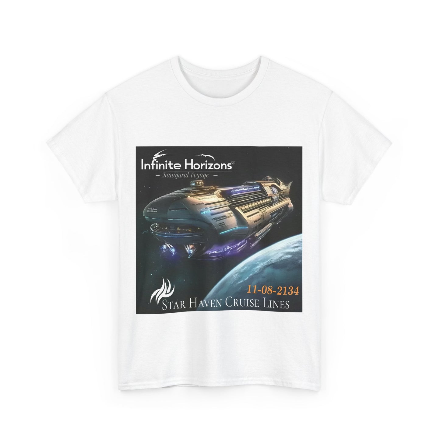 Space Cruise Tee - 'Infinite Horizons - Inaugural Voyage' Shirt