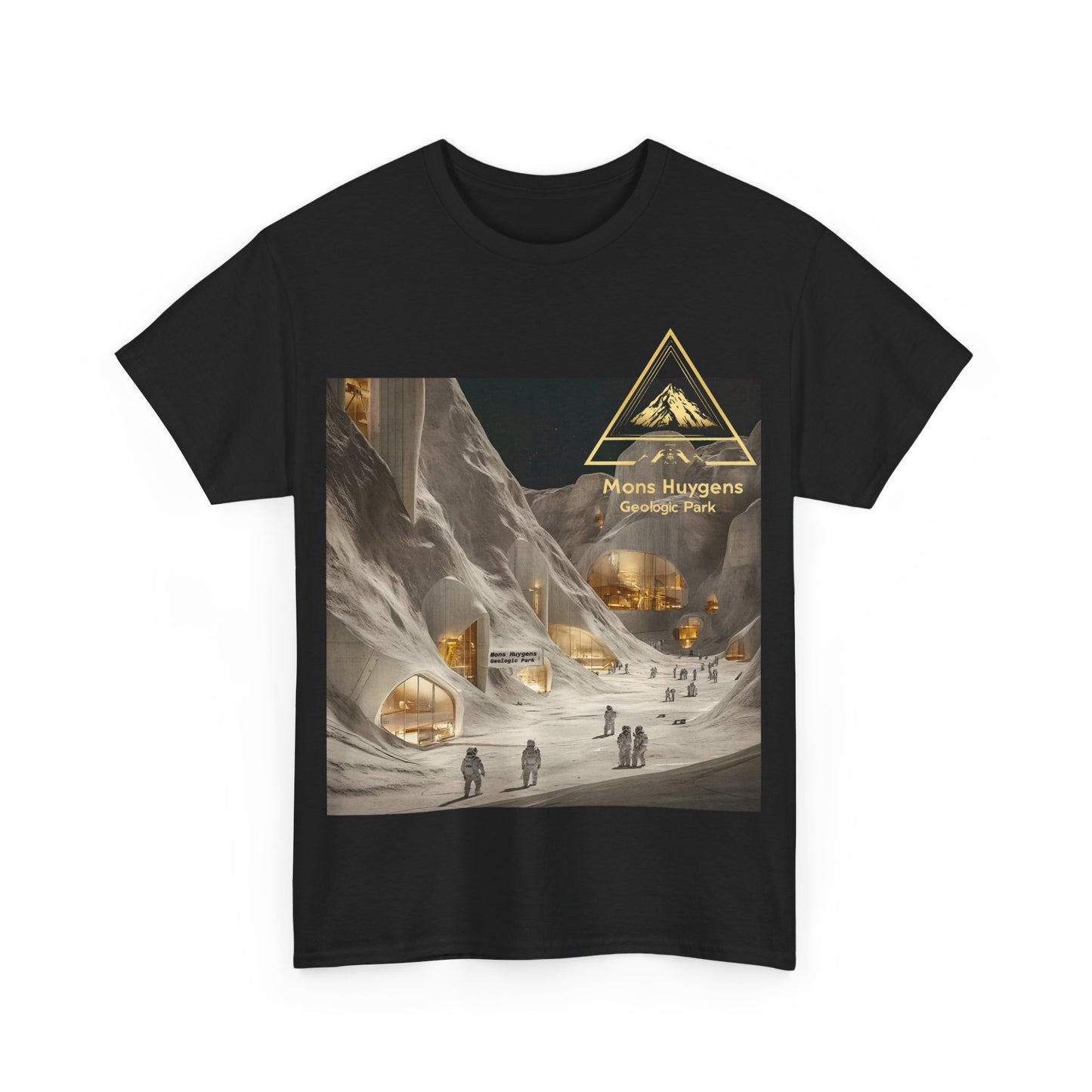 Mons Huygens Geologic Park Tee  -Fun Moon Tee