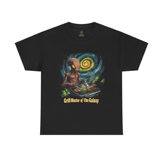 GrillMaster of The Galaxy T-shirt, Fun Alien Tee