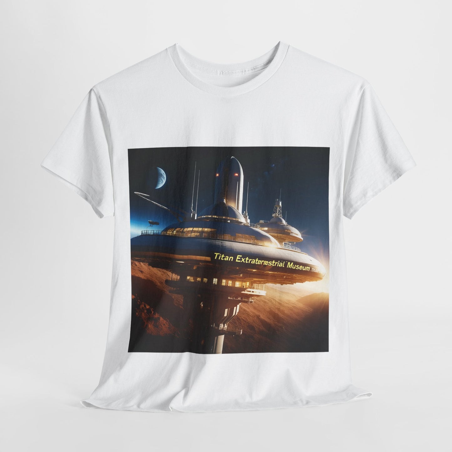 Titan Extraterrestrial Museum Tee - Titan Alien Space Shirt